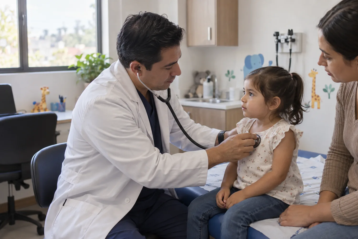 Consulta de pediatría